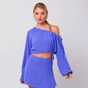 Violet Slouchy off shoulder top